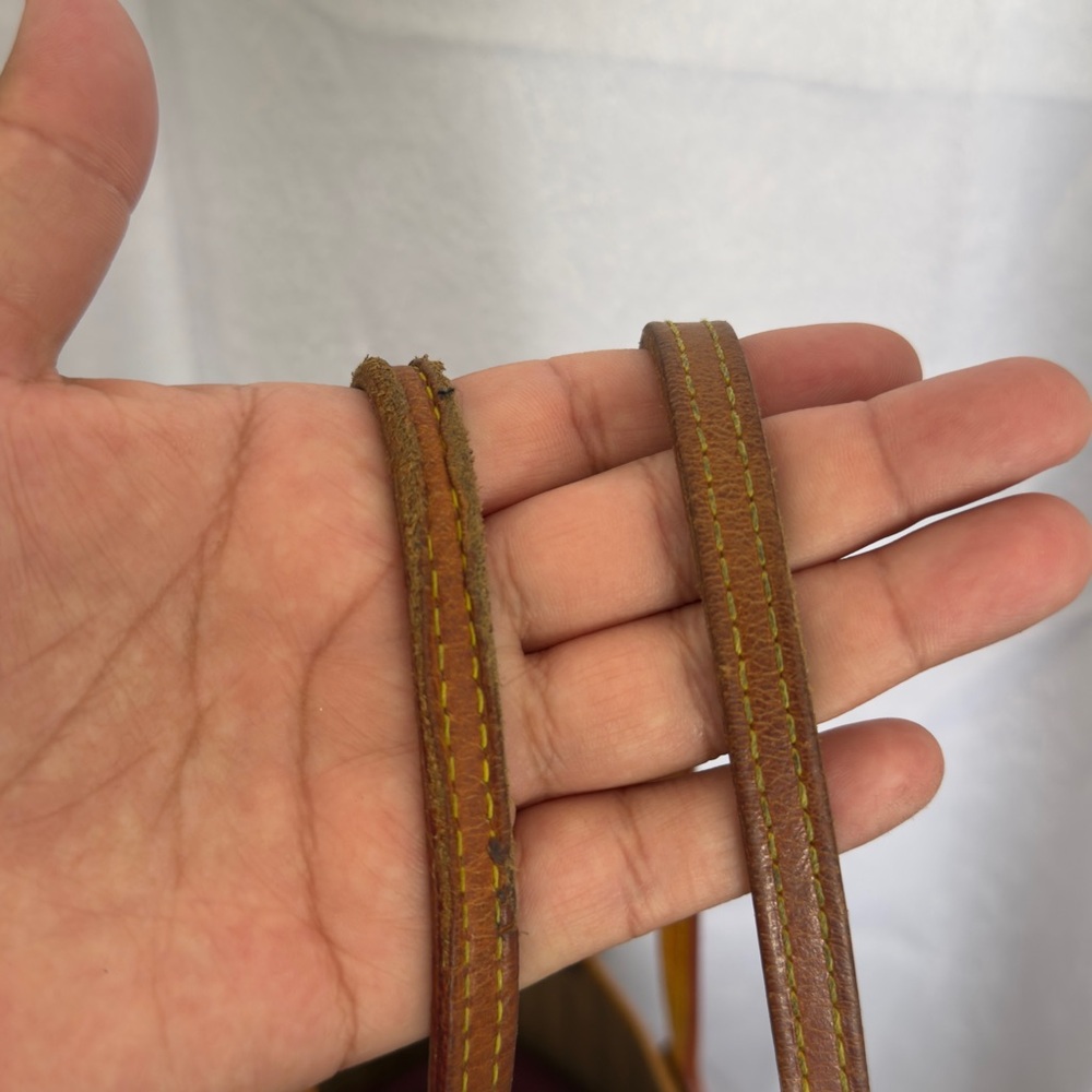 Louis Vuitton Brown Monogram Tote with Tan Trim - Picture 6 of 9